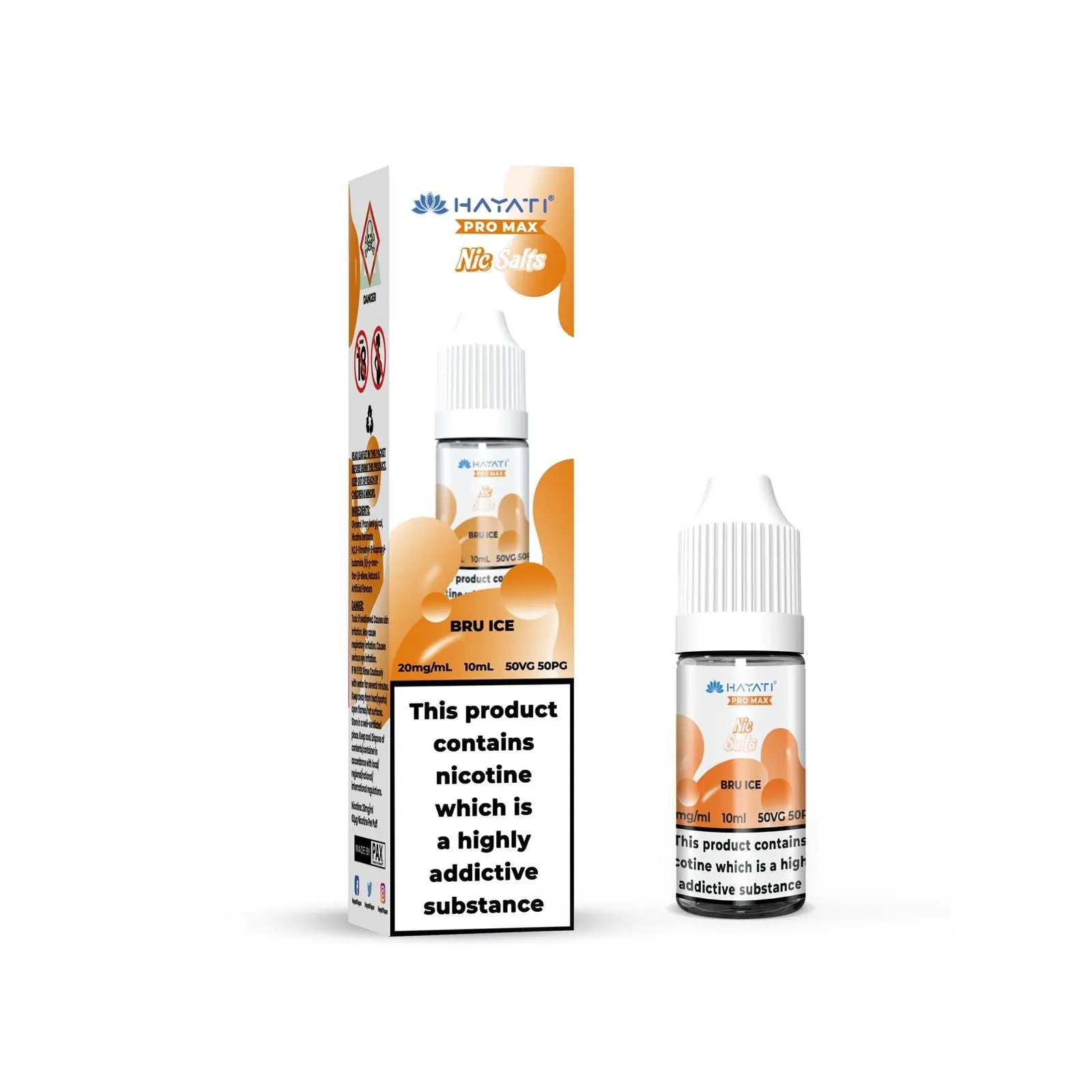 buy The Crystal Pro Max Hayati Vape Nic Salts 10ml - Box of 10 at Wolfvapes.co.uk