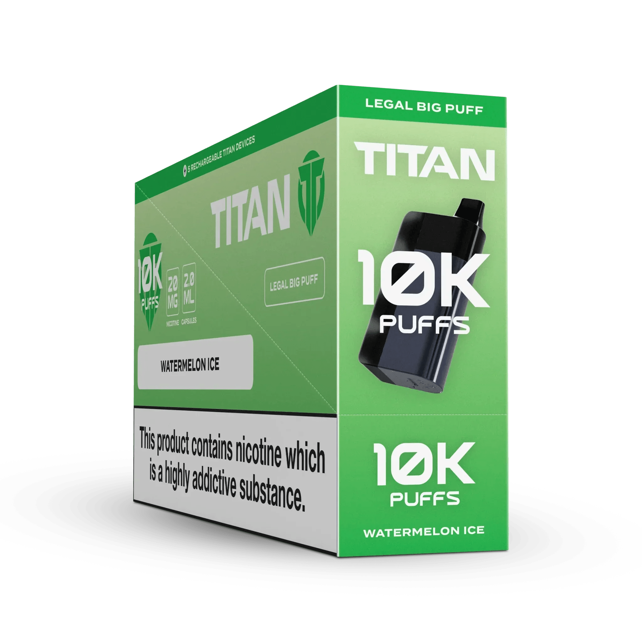buy Titan 10K Puffs Disposable Vape Pod Kit at Wolfvapes.co.uk