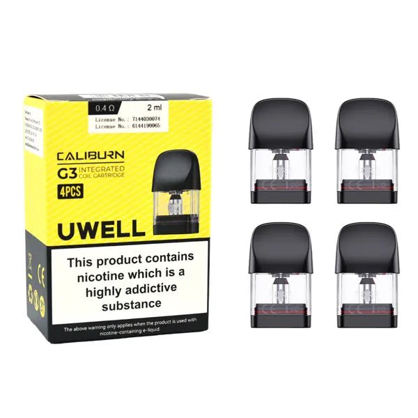buy Uwell Caliburn G3 Replacement Pod (Pack of 4) at Wolfvapes.co.uk