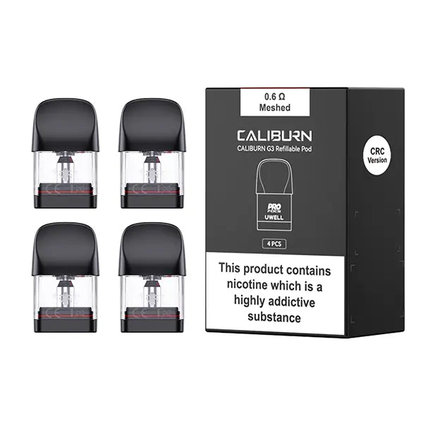 buy Uwell Caliburn G3 Replacement Pod (Pack of 4) at Wolfvapes.co.uk
