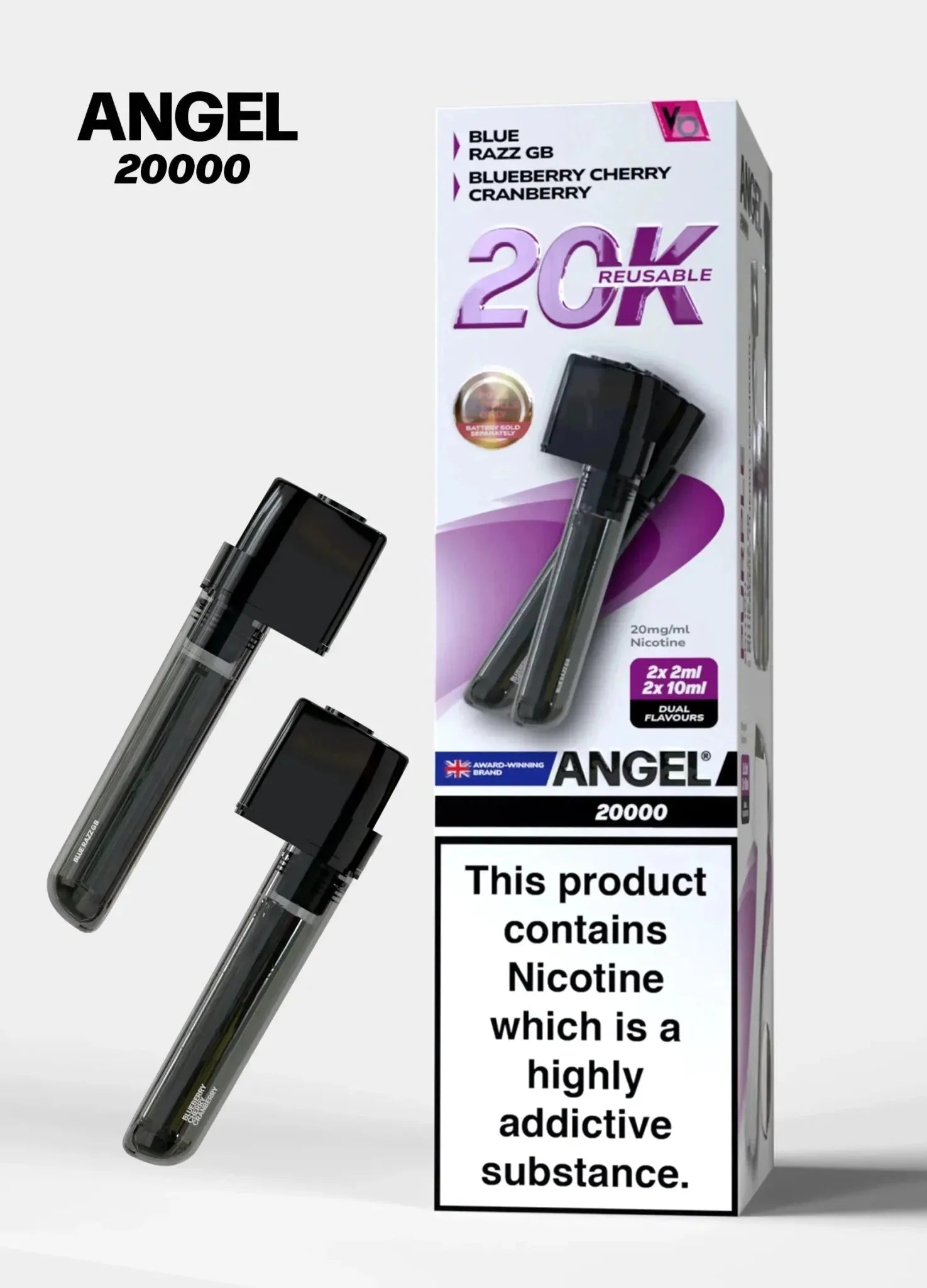 buy Vapes Bars Angel 20000 Prefilled Pods Box of 5 at Wolfvapes.co.uk