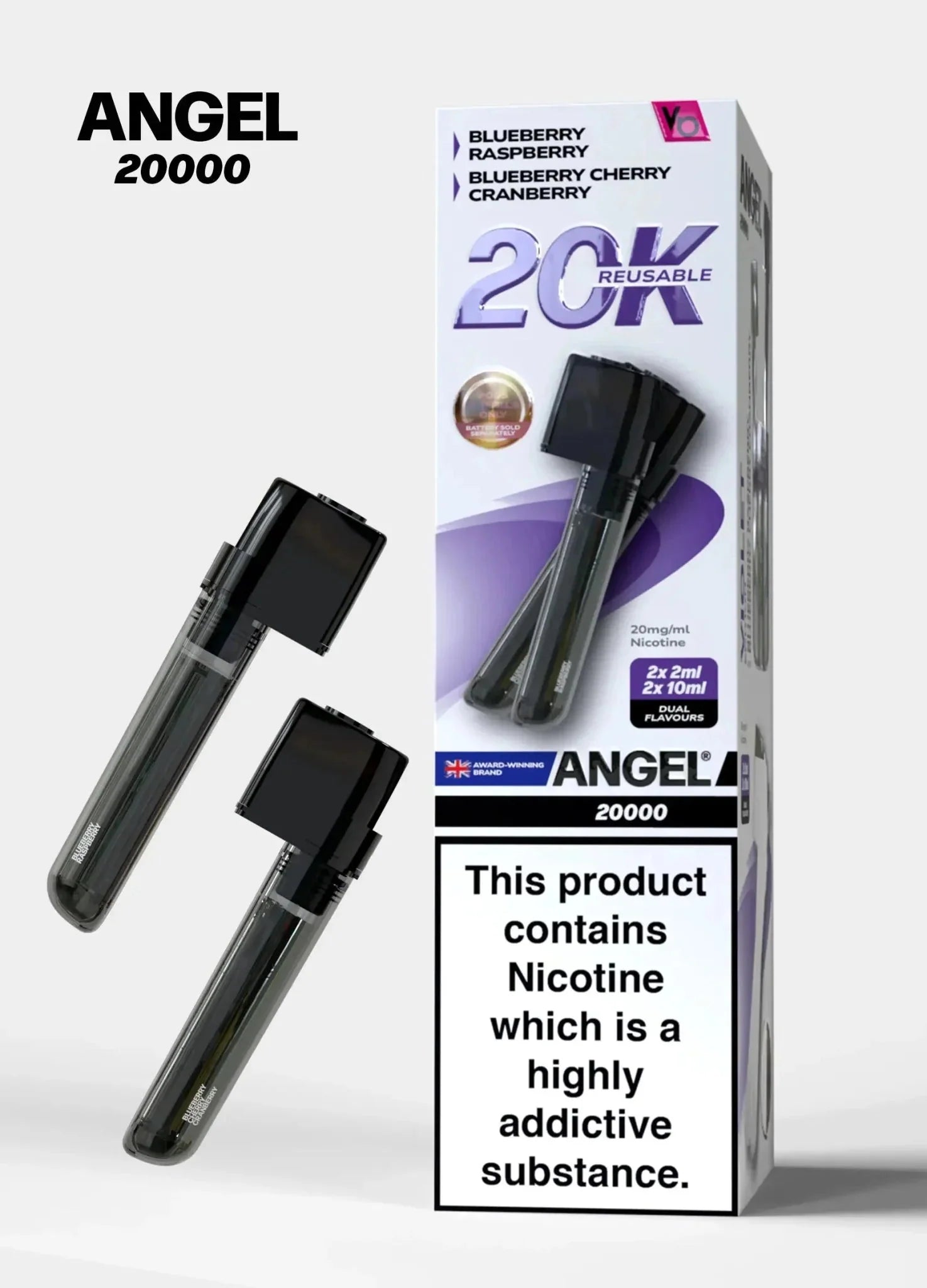 buy Vapes Bars Angel 20000 Prefilled Pods Box of 5 at Wolfvapes.co.uk