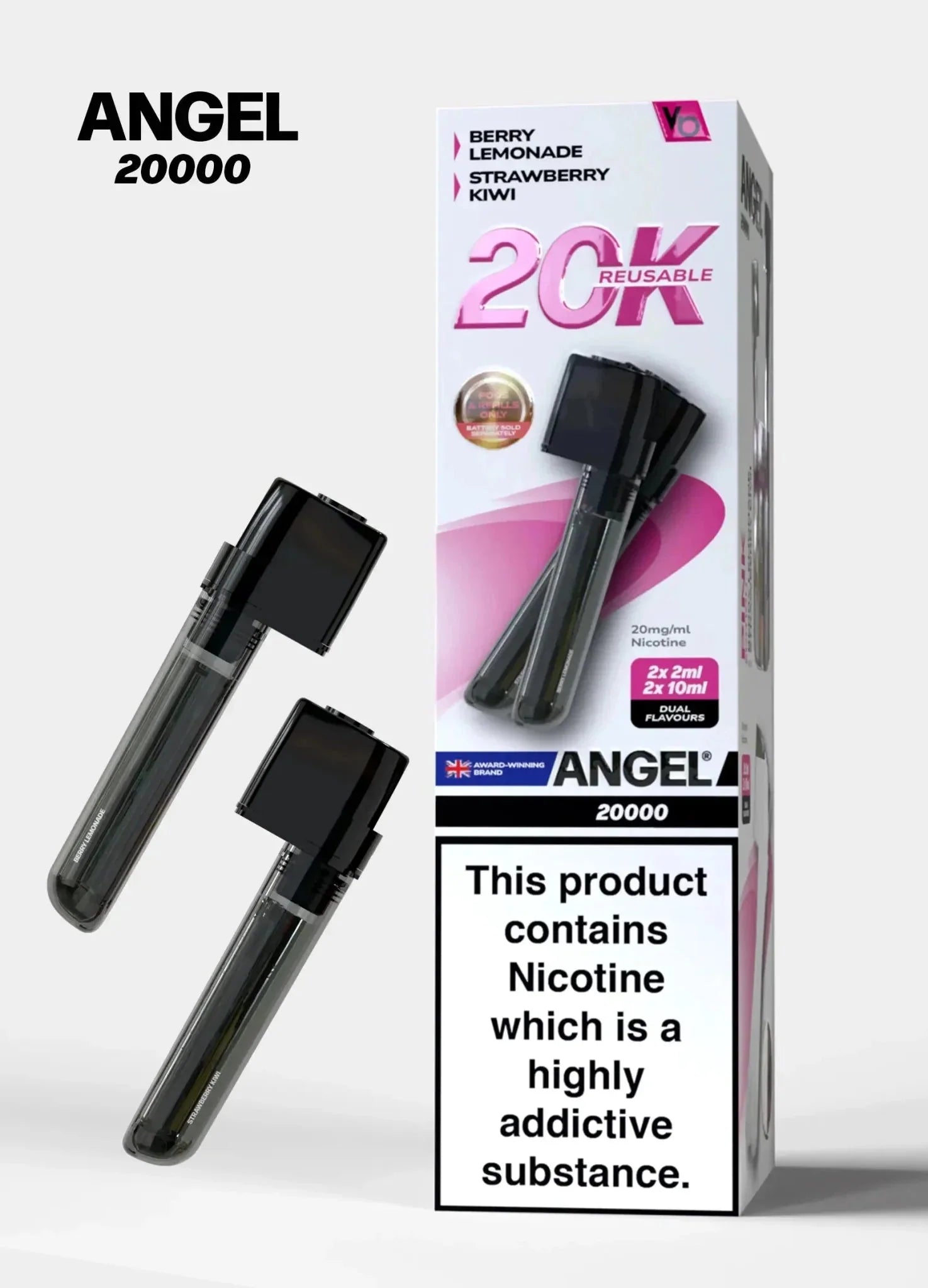 buy Vapes Bars Angel 20000 Prefilled Pods Box of 5 at Wolfvapes.co.uk