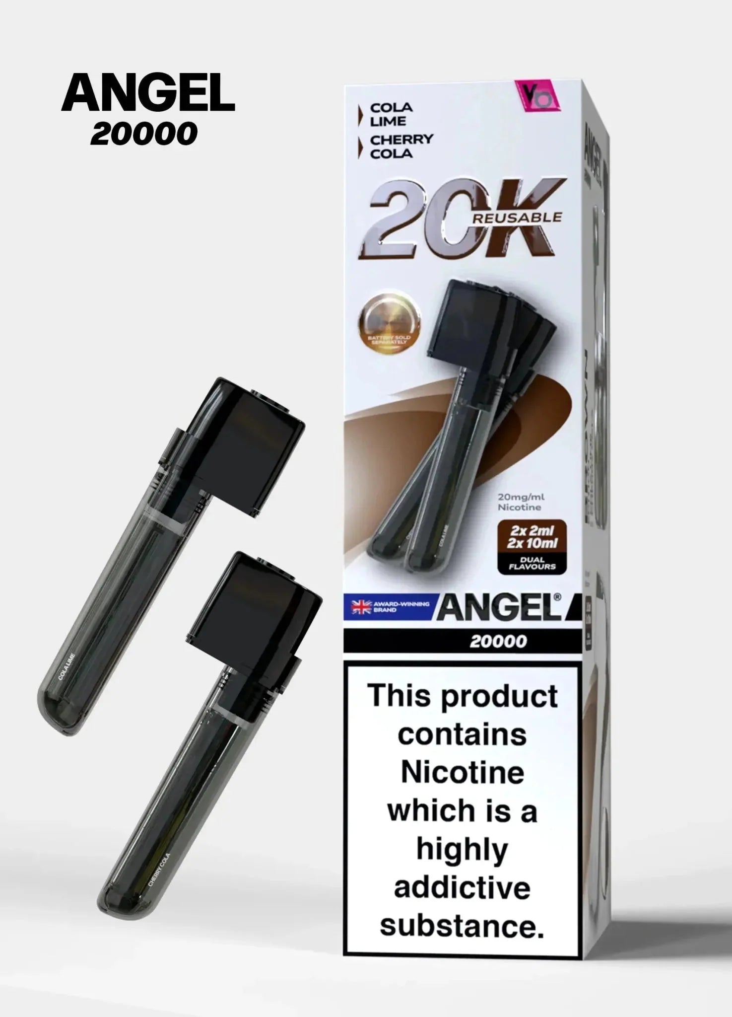 buy Vapes Bars Angel 20000 Prefilled Pods Box of 5 at Wolfvapes.co.uk