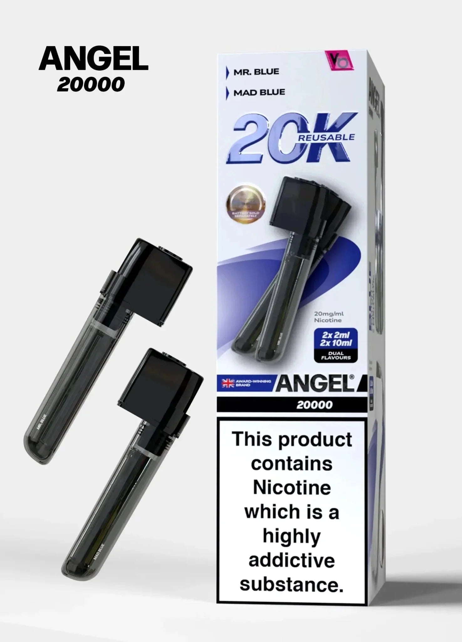 buy Vapes Bars Angel 20000 Prefilled Pods Box of 5 at Wolfvapes.co.uk