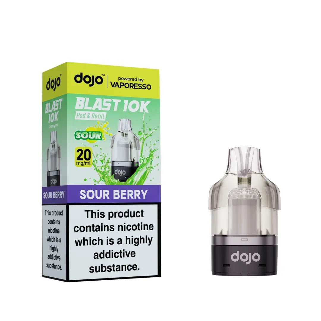 buy Vaporesso Dojo Blast 10K Prefilled Pods - Pack of 5 at Wolfvapes.co.uk