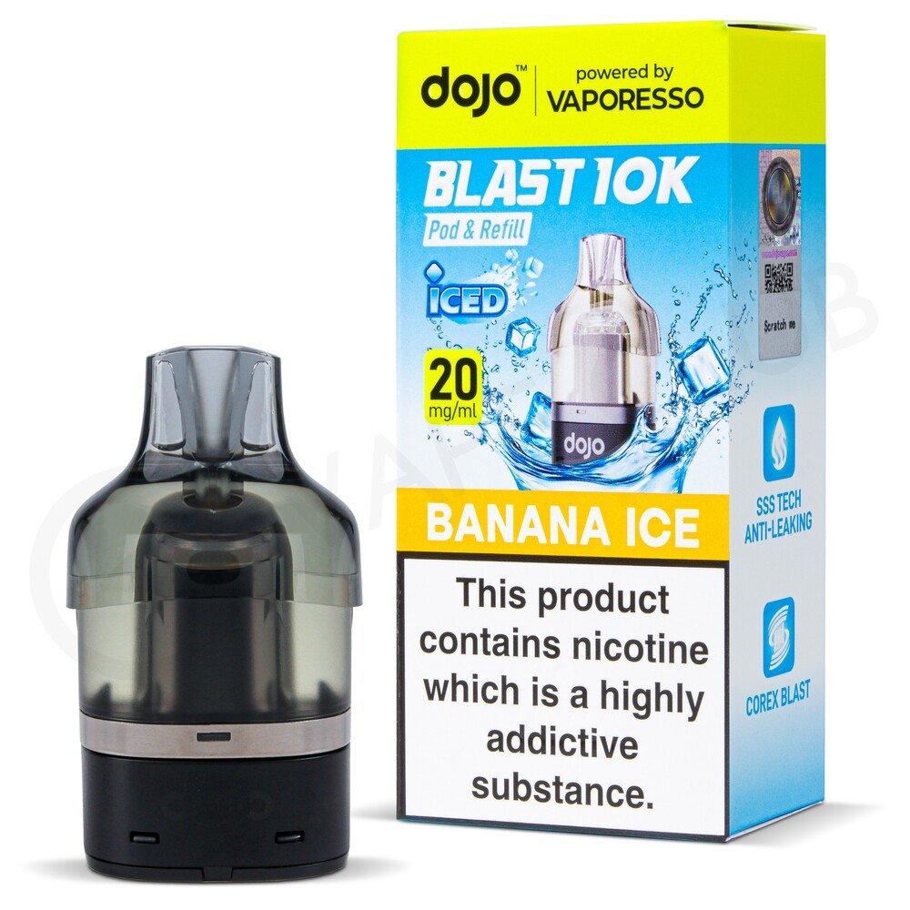 buy Vaporesso Dojo Blast 10K Prefilled Pods - Pack of 5 at Wolfvapes.co.uk