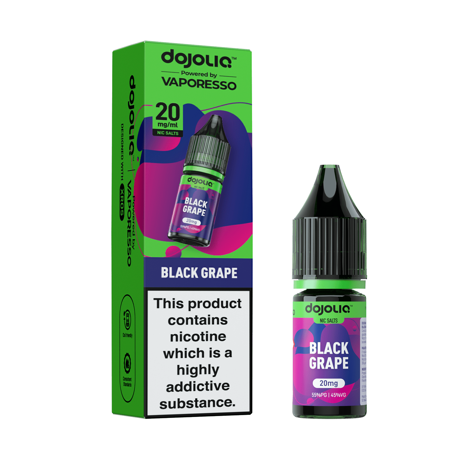 buy Vaporesso Dojo Liq 10ml Nic Salt Box of 10 at Wolfvapes.co.uk