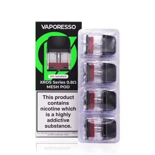 buy Vaporesso Xros Replacement Pods ( Pack of 4) at Wolfvapes.co.uk