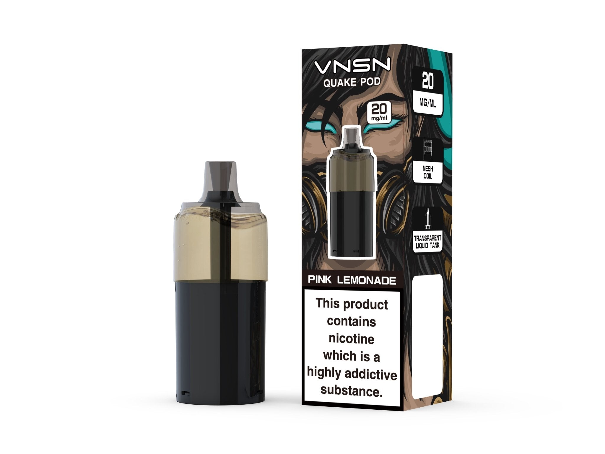 buy VNSN Quake 10000 Replacement Pods Box of 5 at Wolfvapes.co.uk