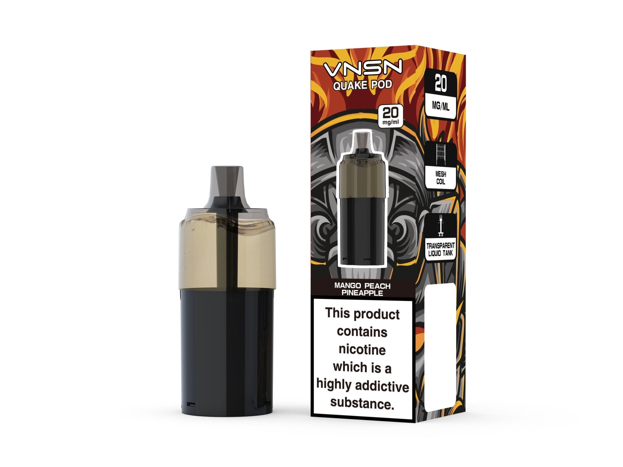 buy VNSN Quake 10000 Replacement Pods Box of 5 at Wolfvapes.co.uk
