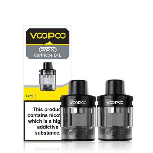buy Voopoo PnP X MTL + DTL Replacement Pod Cartridges - Pack of 2 at Wolfvapes.co.uk