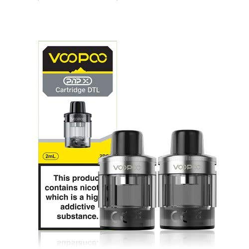 buy Voopoo PnP X MTL + DTL Replacement Pod Cartridges - Pack of 2 at Wolfvapes.co.uk