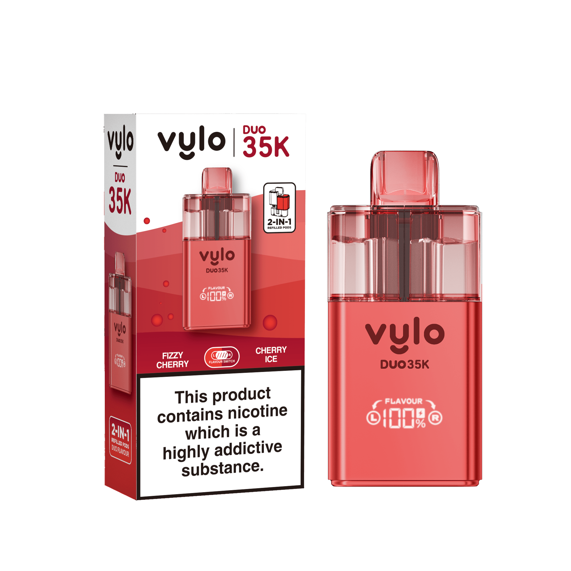 buy Vylo Duo 35k Prefilled 2 in 1 Pod Vape Box of 5 at Wolfvapes.co.uk