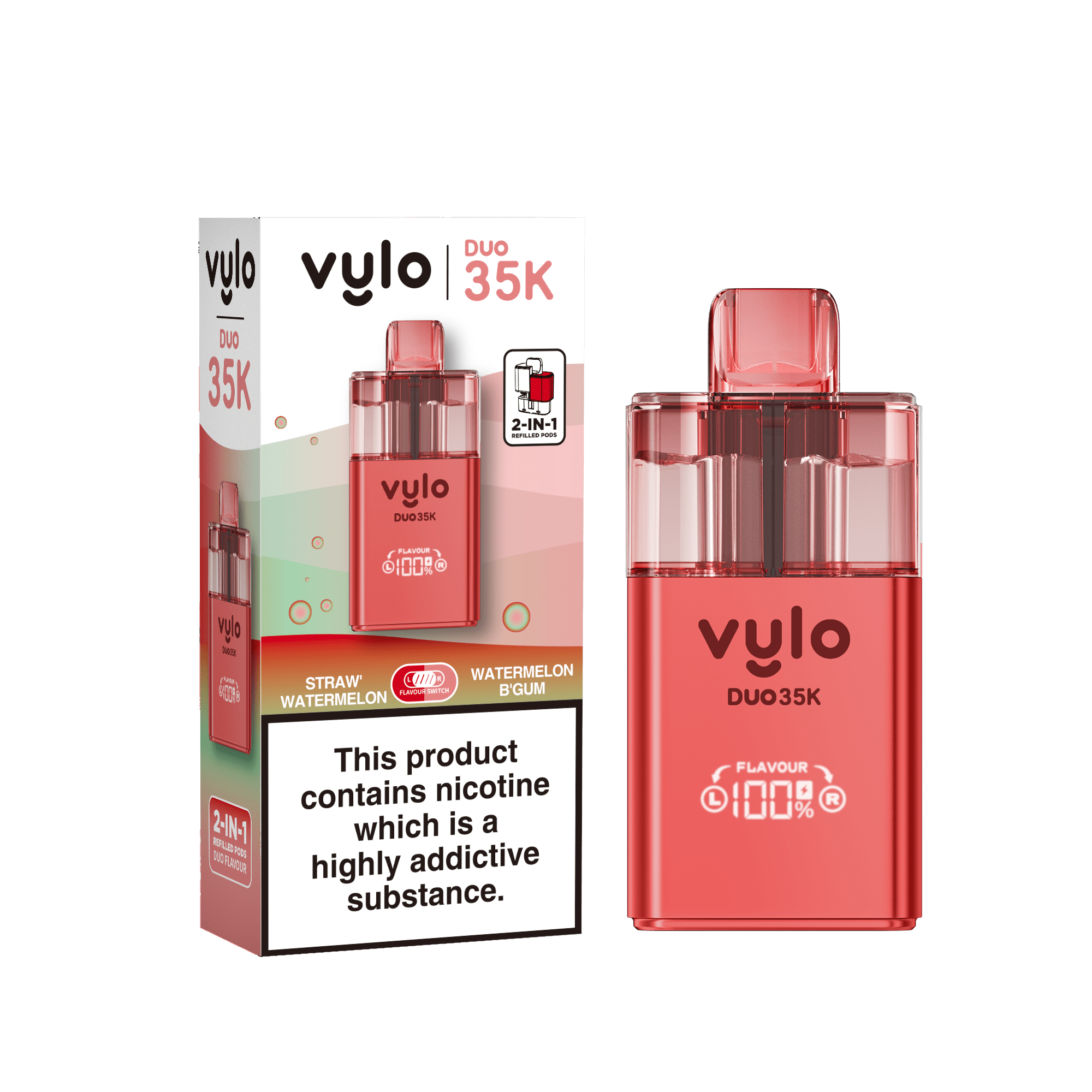 buy Vylo Duo 35k Prefilled 2 in 1 Pod Vape Box of 5 at Wolfvapes.co.uk