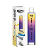 Crystal Bling 6000 Puffs Disposable Vape Pod Box of 10 - Wolfvapes.co.uk-Riberry Lemonade