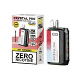 Crystal Pro Boost Plus 25k Disposable Vape Box of 5 - Wolfvapes.co.uk - Juicy Raspberries