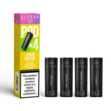 Elf Bar 4 - In - 1 Prefilled Replacement Pods - Wolfvapes.co.uk - Lemon Edition