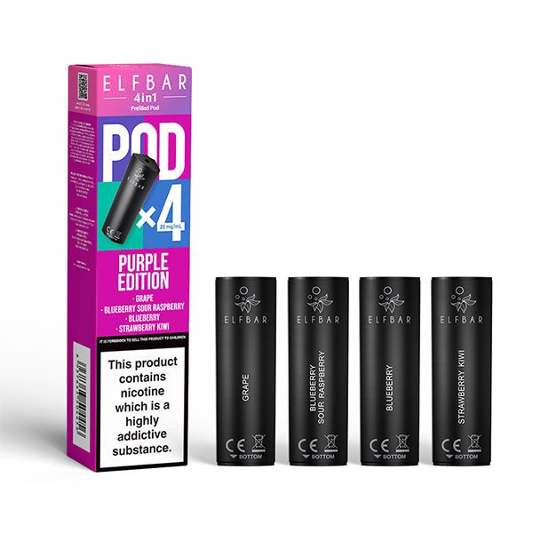 buy Elf Bar 4 - In - 1 Prefilled Replacement Pods at Wolfvapes.co.uk