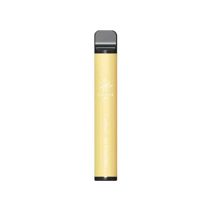 Elf Bar 600 Puffs Disposable Vape Kit | 20mg | Wolfvapes - Wolfvapes.co.uk - Pineapple Ice *New*