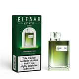 ELF Bar Crystal CR600 Puffs Disposable Vape Device Box of 10 - Wolfvapes.co.uk-Strawberry Kiwi