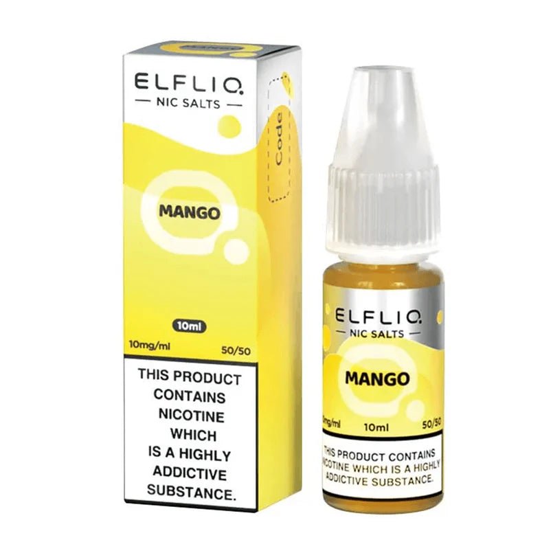 Elf Bar Elfliq 10ml Nic Salt - Box of 10 - Wolfvapes.co.uk - Mango *New*