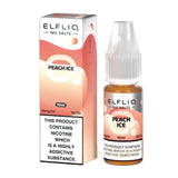 Elf Bar Elfliq 10ml Nic Salt - Box of 10 - Wolfvapes.co.uk - Peach Ice *New*