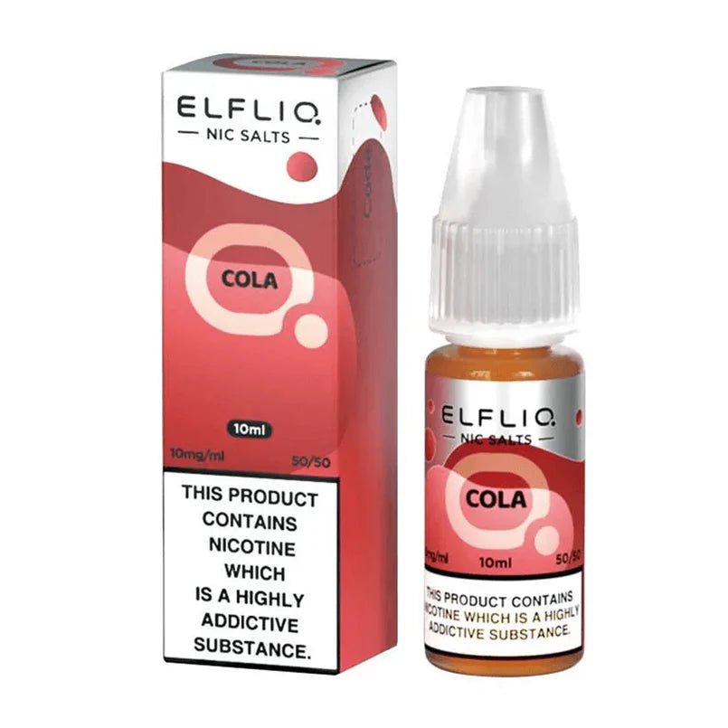 Elf Bar Elfliq 10ml Nic Salt - Wolfvapes.co.uk - Cola