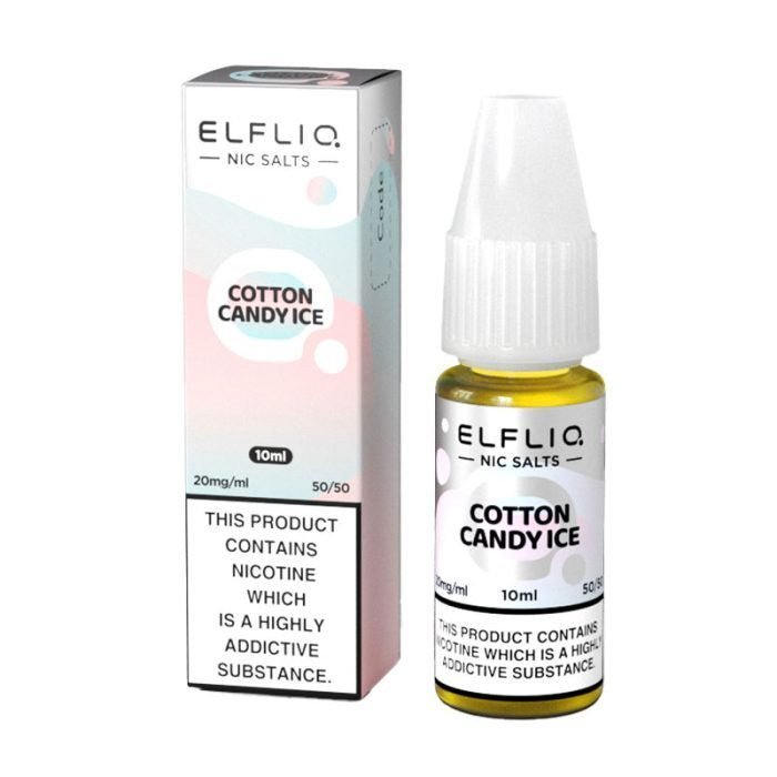 Elf Bar Elfliq 10ml Nic Salt - Wolfvapes.co.uk - P&B Cloud (Cotton Candy Ice)