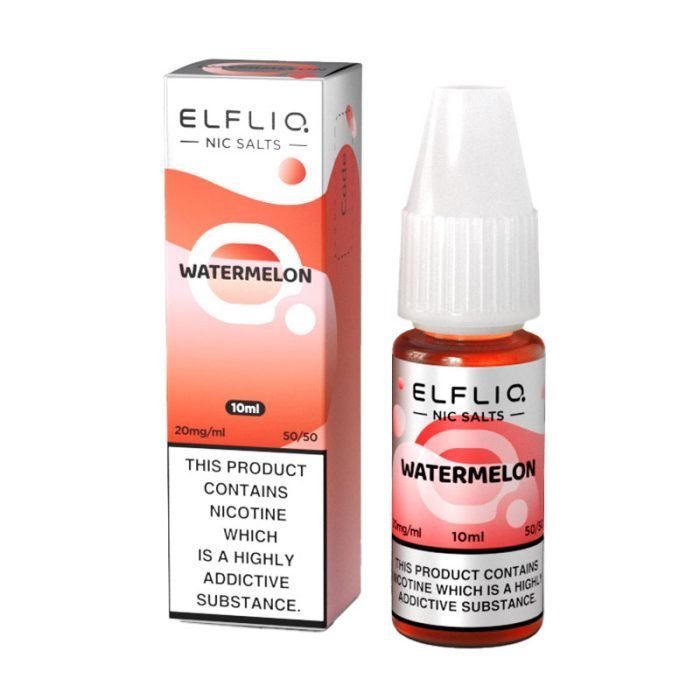 Elf Bar Elfliq 10ml Nic Salt - Wolfvapes.co.uk - Watermelon