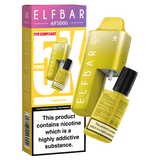 Elfbar AF5000 Puffs Disposable Vape Pod Kit - Wolfvapes.co.uk - Lemon Ice *NEW*