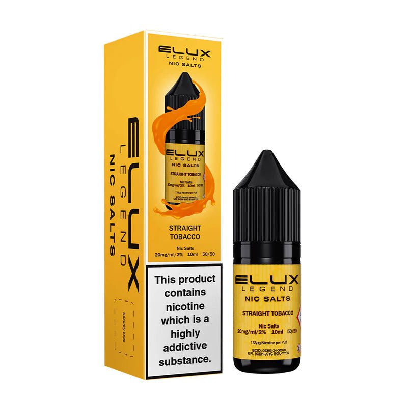 Elux Legend Nic Salts - 10ml E-liquids - Box of 10 - Wolfvapes.co.uk-Banana Ice