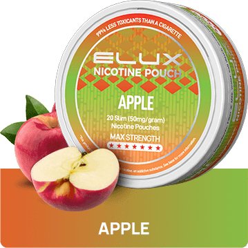 Elux Nicotine Pouches - Pack of 10 - Wolfvapes.co.uk - Apple