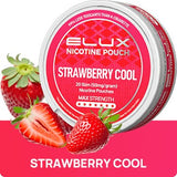 Elux Nicotine Pouches - Pack of 10 - Wolfvapes.co.uk - Strawberry Cool