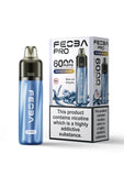 Feoba Pro 6000+ Disposbale Vape Box of 5 - Wolfvapes.co.uk - Blue Razz Lemonade