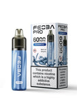 Feoba Pro 6000+ Disposbale Vape Box of 5 - Wolfvapes.co.uk - Blueberry Ice