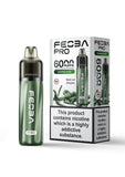 Feoba Pro 6000+ Disposbale Vape Box of 5 - Wolfvapes.co.uk - Watermelon On Ice