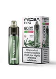 Feoba Pro 6000+ Disposbale Vape Box of 5 - Wolfvapes.co.uk - Watermeon Raspberry