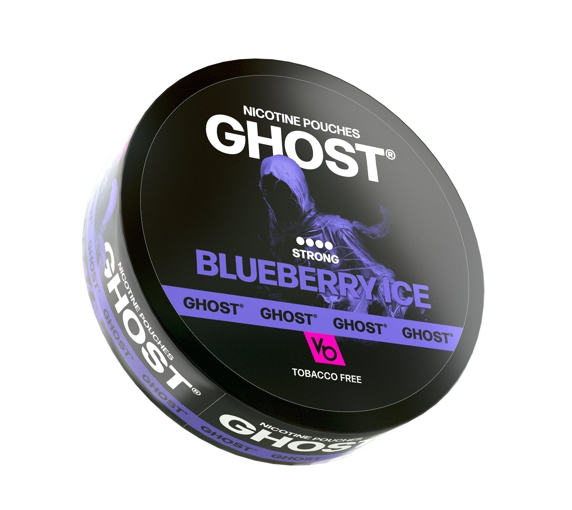 Ghost Nicotine Pouches Pack of 10 - Wolfvapes.co.uk - Blueberry Ice