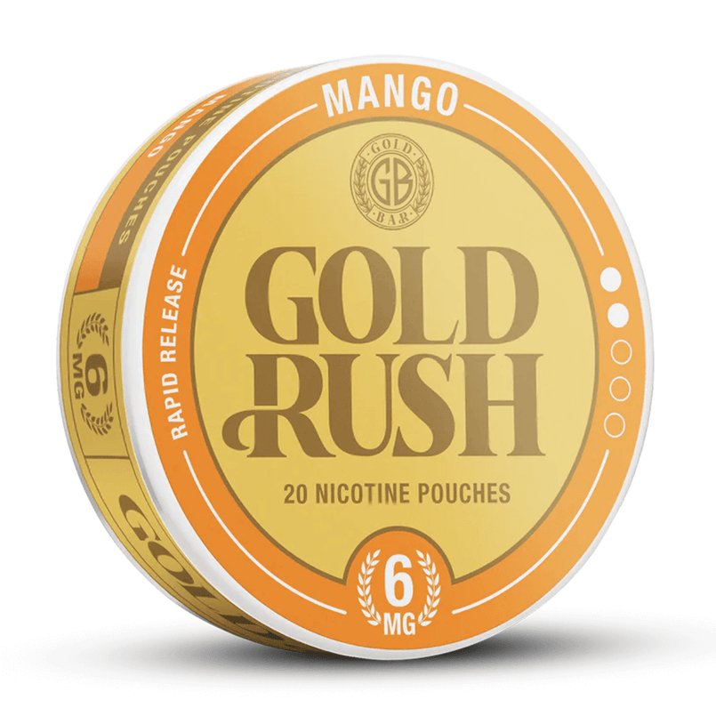 Gold Bar Gold Rush Nicotine Pouches Pack of 10 - Wolfvapes.co.uk-Mango