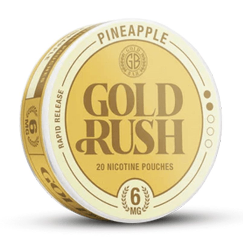 Gold Bar Gold Rush Nicotine Pouches Pack of 10 - Wolfvapes.co.uk-Pineapple