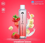 Hayati Crystal Pro Max 4000 | Disposable Vape Pod Puff Device - Wolfvapes.co.uk-Strawberry Banana *New*