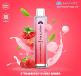 Hayati Crystal Pro Max 4000 | Disposable Vape Pod Puff Device - Wolfvapes.co.uk-Strawberry Hubba Bubba *New*