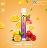 Hayati Mini Pro 600 Disposable Vape Puff Bar Pod Box of 10 - Wolfvapes.co.uk-Ribery Lemonade (Box of 10)