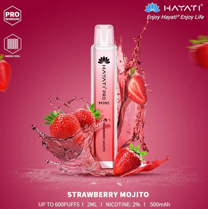 Hayati Mini Pro 600 Disposable Vape Puff Bar Pod – Wolfvapes.co.uk