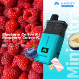 Hayati Mini Ultra 1500 Disposable Vape - Wolfvapes.co.uk - Blueberry Cotton K / Raspberry Cotton K