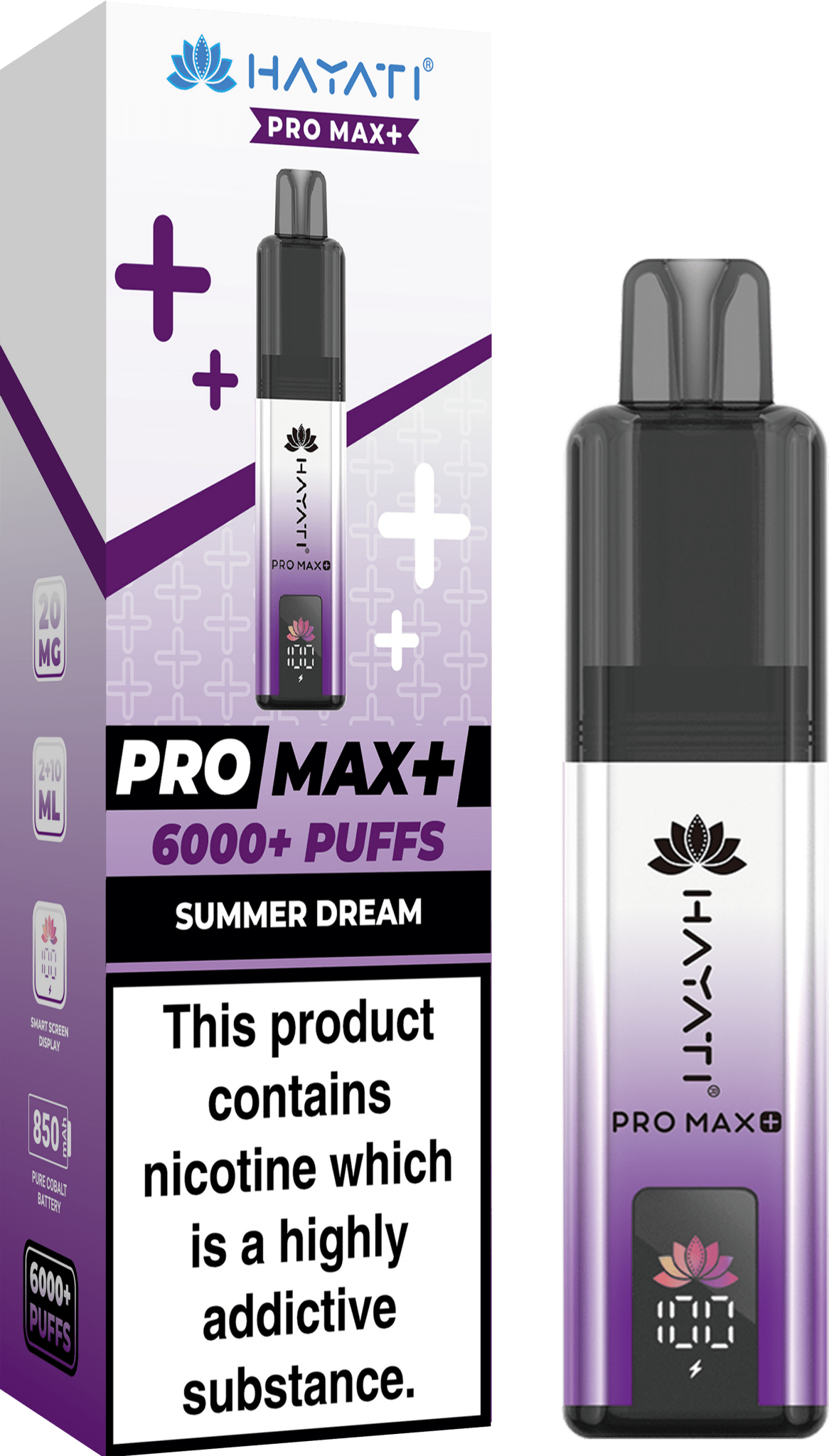 buy Hayati Pro Max+ 6000 Vape Starter Kit at Wolfvapes.co.uk