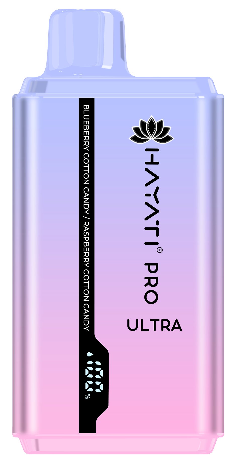 Hayati Pro Ultra 15000 Puffs Disposable Vape Bar Pod - Box of 10 - Wolfvapes.co.uk-Blueberry Cotton Candy / Raspberry Cotton Candy *New*