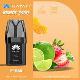 Hayati Remix 2400 Puffs Replacement Pods - Wolfvapes.co.uk-P'Man