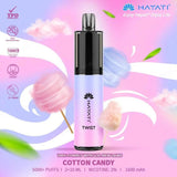 Hayati Twist 5000 Puffs Disposable Vape Pod Kit Box of 10 - Wolfvapes.co.uk-Cotton Candy